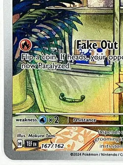 Litten NM IR 167/162 SV05: Temporal Forces Pokemon TCG Holo - Image 5