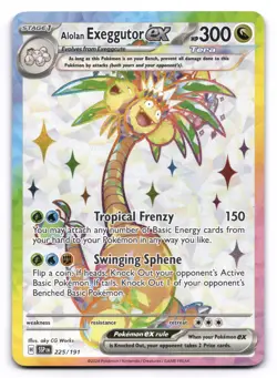 Alolan Exeggutor ex NM 225/191 Surging Sparks Pokemon TCG Holo - Image 1