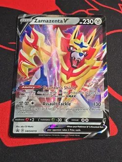 Zamazenta V - SWSH019 Sword & Shield Promo Near Mint Pokemon TCG - Image 1