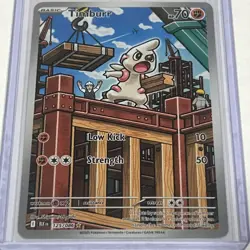 Timburr 125/086 Illustration Rare SV: Black Bolt Pokemon TCG - Image 3