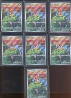 Lot of (7) 2025 Pokemon SVP EN BSP Unova Victini Collection #208 FA Victini - Image 1
