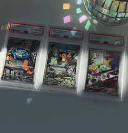 PSA 10 Bulbasaur Charmander Squirtle 050-052/049 Set SVG Special Deck Japanese - Image 1