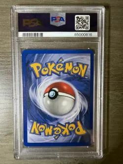 2000 Pokemon Gym Heroes Blain's Quiz #1 PSA 6 - Image 2