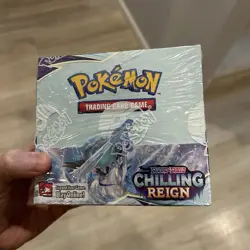 Pokemon Chilling Reign Booster Box (corner bent) - Image 1