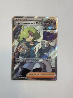 Pokemon TCG Temporal Forces Ciphermaniac’s Codebreaking #198/162 NM - Image 1