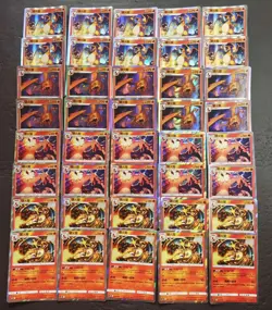 40 Lot Pokemon TCG S-Chinese with 4 different Charizard Holo SE58 - Image 1