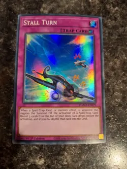 Stall Turn DAMA-EN079 Super Rare Yu-Gi-Oh! Yugioh! Holo Foil 1st Edition - Image 1