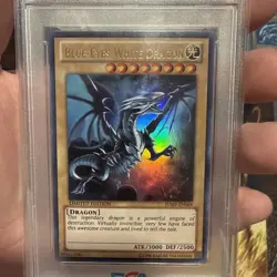 Yugioh Blue Eyes White Dragon JUMP-EN068 PSA 10 Shonen Jump Magazine 2014 - Image 3