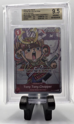 2022 One Piece Tony Tony Chopper 25th Edition Premium Collection BGS 9.5 - Image 1