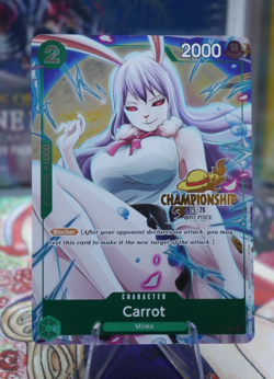 One Piece TCG Carrot P-070 Championship 25-26 Event Pack Promo Celebration Gold - Image 1