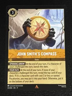 Disney Lorcana Winterspell John Smith's Compass 33/204 NM Rare - Image 1
