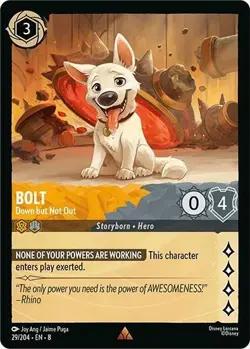 Disney Lorcana TCG Reign of Jafar - Bolt - Down but Not Out 29/204 - Image 1