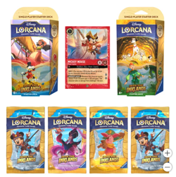 Disney Lorcana TCG Into The Inklands Bundle Box Includes Bonus Promo Cards - Image 3