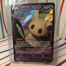 Mimikyu V 68/172 Sword & Shield Brilliant Stars Ultra Rare Pokemon Card 2022 - Image 1