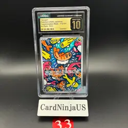 CGC PRISTINE 10 Tatsugiri AR 112/101 Mask of Change SV6 Pokemon Card Japanese 33 - Image 1