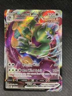 Tornadus Vmax - 125/198 - Ultra Rare - Chilling Reign - Pokemon Card - NM/M - Image 1