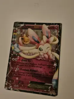 Pokemon Sylveon EX Ultra Rare Full Art Foil RC21/RC32 Generations Card - Image 3