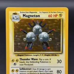 MAGNETON - 9/102 - Base Set - Holo - Pokemon Card - Image 2