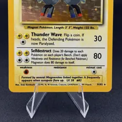 MAGNETON - 9/102 - Base Set - Holo - Pokemon Card - Image 3
