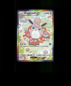 FAN-ART READ DESCRIPTION BELOW HOLO Wigglytuff Card Wigglytuff Pokemon Card p1 - Image 1