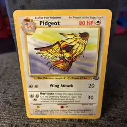 Pokemon TCG Pidgeot Jungle Card 24/64 Unlimited Non-Holo Rare Near Mint - Image 1