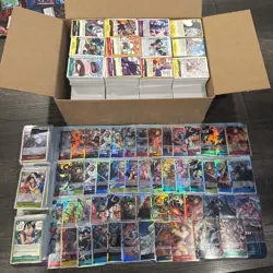 One Piece TCG 4,000+ Cards Bulk Lot R SR+ OP1 - OP12 - 294 Foils - 49 SR’s - Image 1