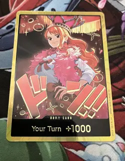 DON!! Card (Nami) (Gold) Extra Booster: One Piece Heroines Edition - NM - Eng - Image 1