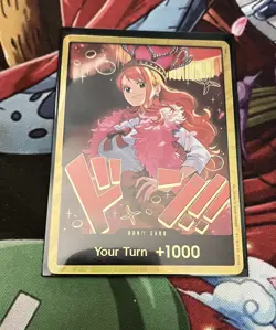 DON!! Card (Nami) (Gold) Extra Booster: One Piece Heroines Edition - NM - Eng - Image 3