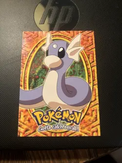 Dratini E10 of 12 - BLUE LOGO - NON-HOLO - SERIES 1 - TOPPS Pokemon Card - NM/LP - Image 2