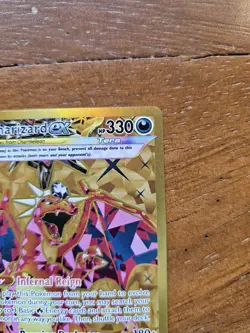 Pokemon TCG Charizard EX Obsidian Flames Holo Hyper Rare Card 228/197 Gold - Image 4