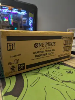 One Piece Card Game OP-13 Carrying On His Will Booster Box Case SEALED English - Image 1