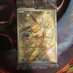 Eevee Promo SVP-173 Prismatic Evolutions ETB (sealed Eevee Promo Card) Pokemon - Image 1