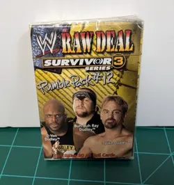 WWE Raw Deal Survivor Series 3 Rumble Pack #12 Sealed Box with 30 FOIL CARDS - Image 1