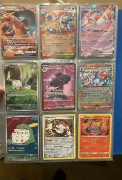 Pokemon Card Binder Lot 450 Total LP - Image 1