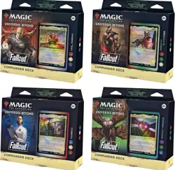 Magic: The Gathering Commander Deck - Set of 4 Fallout Decks Brand New Sealed - Image 1