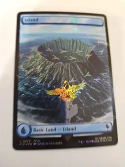 MTG - FINAL FANTASY - Island (479) (Chocobo Track Foil) - Image 1