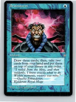 Magic the Gathering Brainstorm Ice Age MTG Free Shipping! - Image 1