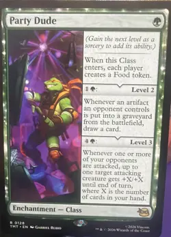 Party Dude - Teenage Mutant Ninja Turtles (TMT) - Magic the Gathering (MTG) - Image 1