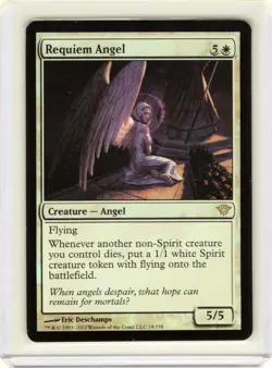 Requiem Angel FOIL Dark Ascension MTG (LP) - Image 1