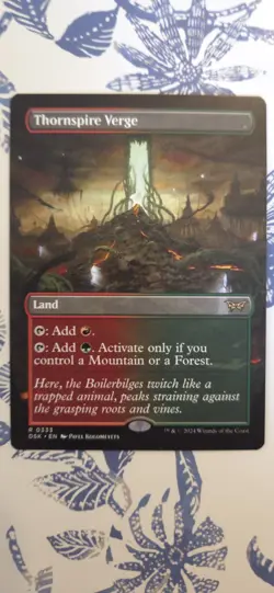 Thornspire Verge (Borderless) Duskmourn: House of Horror Regular - Image 1