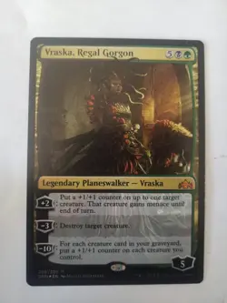 MTG - FOIL Vraska, Regal Gorgon ~ Guilds of Ravnica [ Excellent ] NM Eng - Image 1