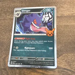 Pokemon Gengar Cosmos Holo 057/091 Trick or Trade Booster 2024 130HP Stage 2 Eng - Image 1