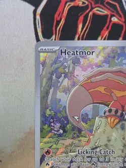 Pokemon TCG Heatmor 104/086 White Flare - Full Art Illustration Rare NM/M - Image 3