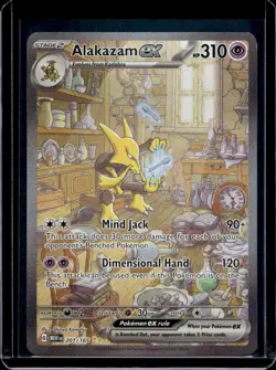 Pokemon SV: Scarlet & Violet 151 Alakazam ex 201/165 - Image 1