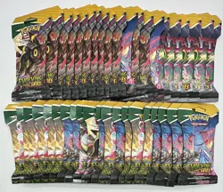 #2 Lot of (40) Pokemon TCG Evolving Skies Sleeved Booster Pack - Image 1