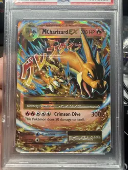 Pokemon Mega Charizard EX 13/108 XY Evolutions PSA 8 NM MT - Image 2