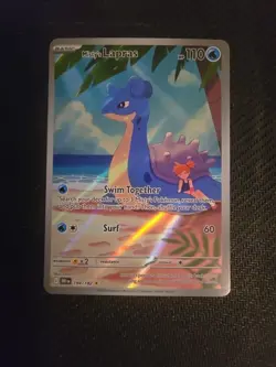 Pokemon Misty's Lapras 194/182 Sv10: Destined Rivals Illustration Rare Holo NM - Image 1