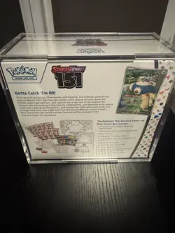 Pokemon 151 Elite Trainer Box ETB Factory Sealed with Acrylic Case - Image 4