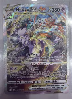 Pokemon Mewtwo VSTAR GG44/GG70 Crown Zenith Ultra Rare Holo 280 HP - Image 1