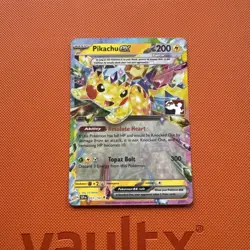 Pikachu Ex Prize Stamp Play! Pokemon Series 7 Prize Pack SSP 057/191 - Image 1